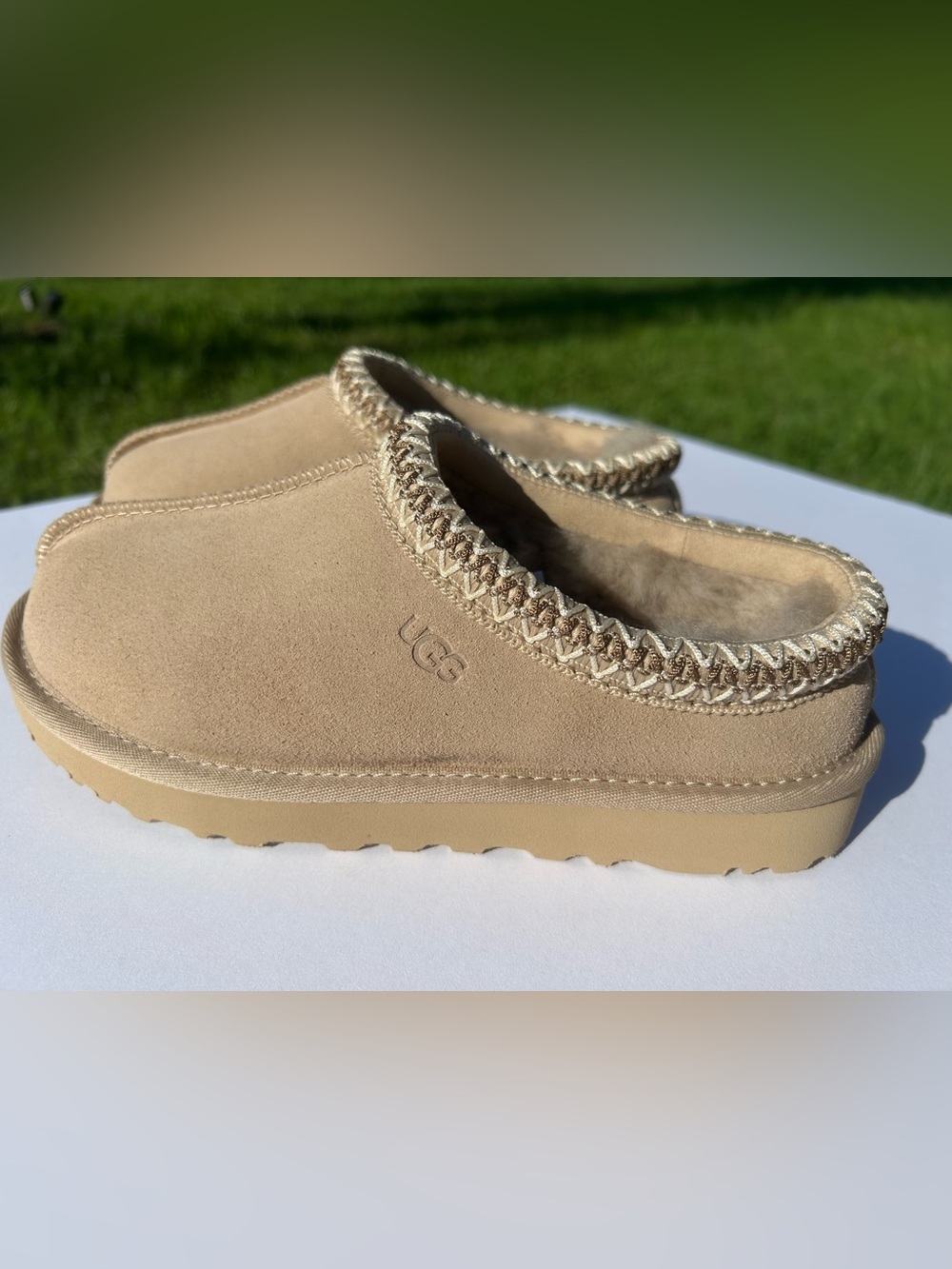 NWT🌷UGG Women's Tasman II Suede Clog Slippers in “Moonlight”